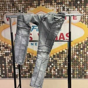 Stylish Gray Denim Jeans